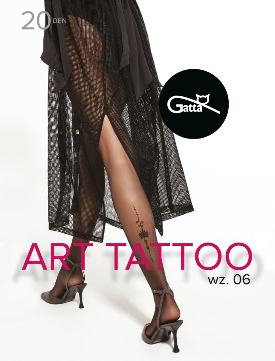 Rajstopy ART TATTOO 06